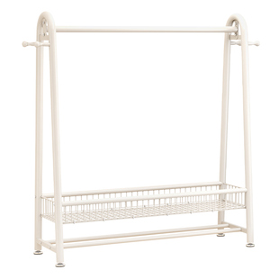 衣帽架落地卧室加粗室内晾衣架家用挂衣服架子阳台简易衣架置物架