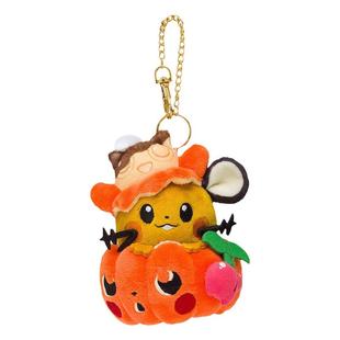 日本宝可梦神奇宝贝正版南瓜咚咚鼠公仔玩偶娃娃毛绒包挂件小挂饰