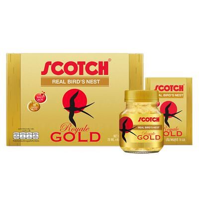 Scotch士国冰糖即食金丝燕窝70mlx24瓶木糖醇燕窝孕妇泰国燕窝
