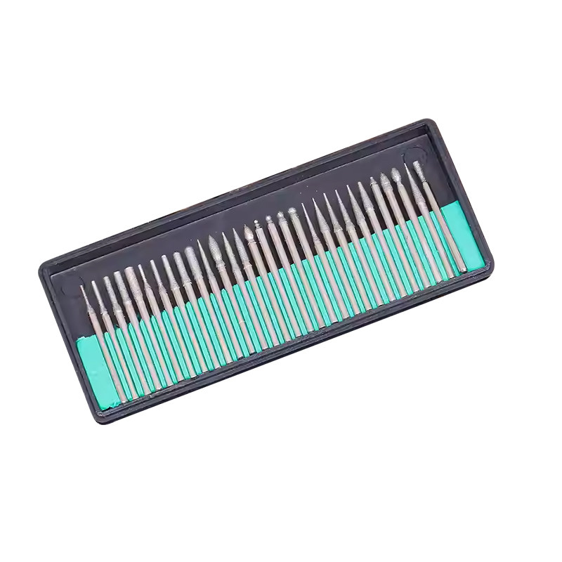 金刚石打磨头3mm 磨针玉石蜜蜡翡翠核桃电镀雕刻抛光打磨套装工具