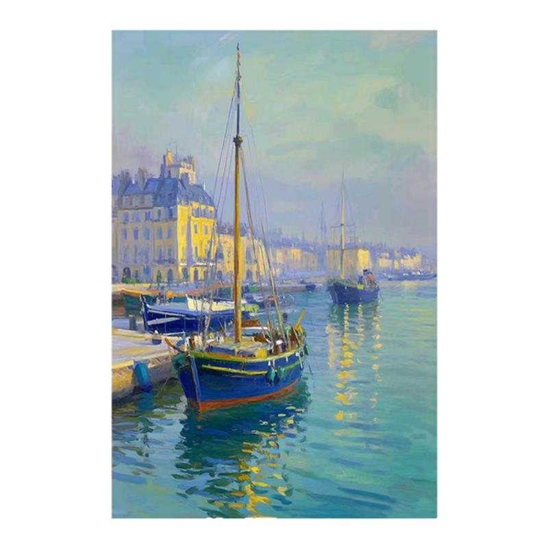 白鹿艺术手绘油画印象装饰画