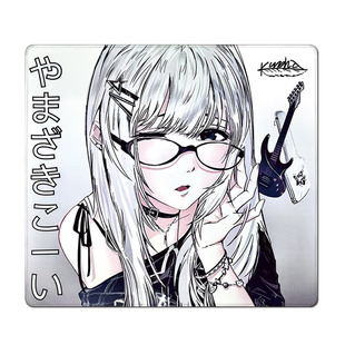 Kuroha Koi二次元鼠标垫电竞游戏办公电脑键盘垫超大号防滑书桌垫