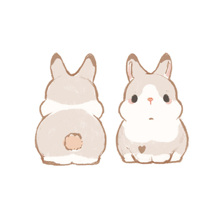 【现货】一年生球状叶小兔子糖粽挂件可爱毛绒公仔钥匙扣挂饰玩具