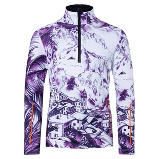 BOGNER博格纳 25秋冬新品CHRIS儿童印花双层立领滑雪内层