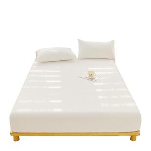 纯棉学生宿舍白色定制床笠120x200单双人100全棉床罩床垫保护套