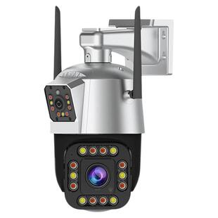 双镜头360度无死角室外家用摄像机语音防水手机远程夜视4G监控器