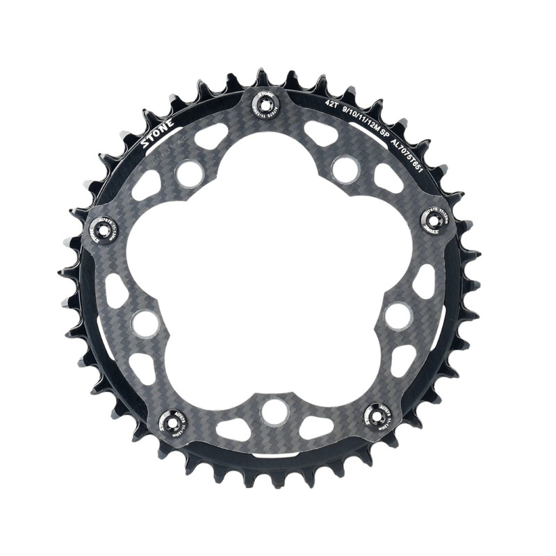 SOTNE DW BCD110 五爪 QUARQ 曲柄改装内偏移正负齿单盘片碳纤维