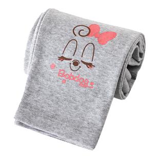 巴布豆儿童打底裤女春秋外穿纯棉薄 款女童裤子春装宝宝女孩小 童