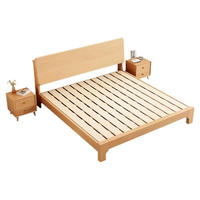 全实木榉木轻奢1.5米双人床