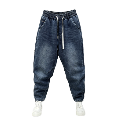 ZPK2023秋冬加绒厚款牛仔裤男