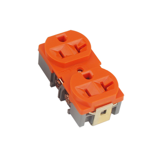 YYAUDIO杨阳 HIFI发烧音响紫铜美标电源插芯2联插座墙插座排插芯