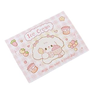 六一儿童贺卡小卡片生日贺卡高级感可爱信纸信封送老师朋友手写信毕业季感谢卡母亲教师节明信片祝福卡片三折