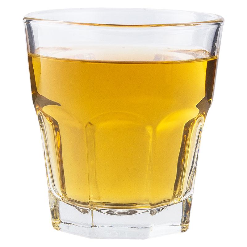 Libbey利比八角杯玻璃杯必胜客耐热奶茶杯无铅商用水杯加厚啤酒杯