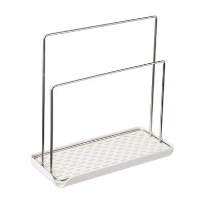 抹布沥水架304不锈钢海绵厨房放