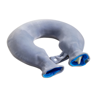 热水袋注水暖水袋U型护颈椎热敷专用暖宝宝防爆加厚挂脖围脖枕头