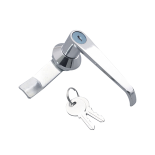 MS301-1-A配电箱门锁开关柜按钮执手锁工地箱手柄控制柜门把手锁