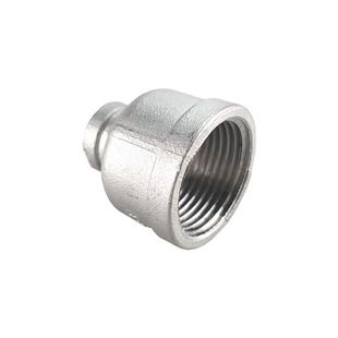 304不锈钢变径大小头 丝扣大小头 水暖配件异径管箍 内螺纹大小头