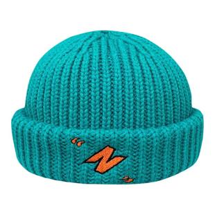 韩国ins嘻哈卷边刺绣毛线帽子女秋冬学生百搭针织瓜皮帽冷帽男潮