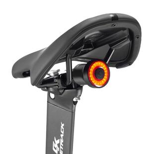 自行车尾灯智能感应刹车灯公路车夜骑灯山地车充电警示灯骑行装备