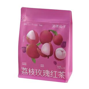 沏茶仙子荔枝玫瑰红茶焕颜水果茶茶包热泡花果茶女生养生花茶茶包