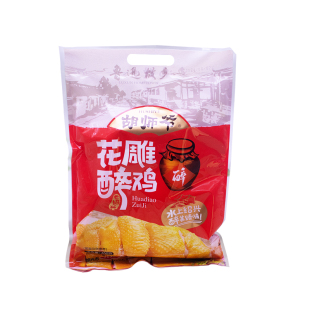 绍兴醉鸡胡师爷花雕鸡土特产真空熟食即食鸡肉零食白切盐水鸡450g