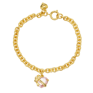 特价清仓boshuolin juicy时尚爱心蝴蝶结多色锆石字母logo手链潮