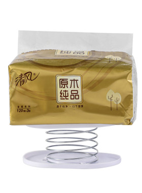 一抽到底纸巾盒升降弹簧垫抽纸盒升高弹力托