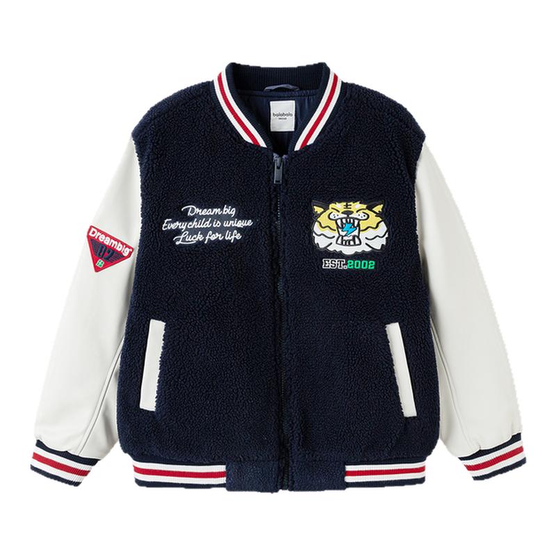 巴拉巴拉棉服男童保暖棒球服时尚