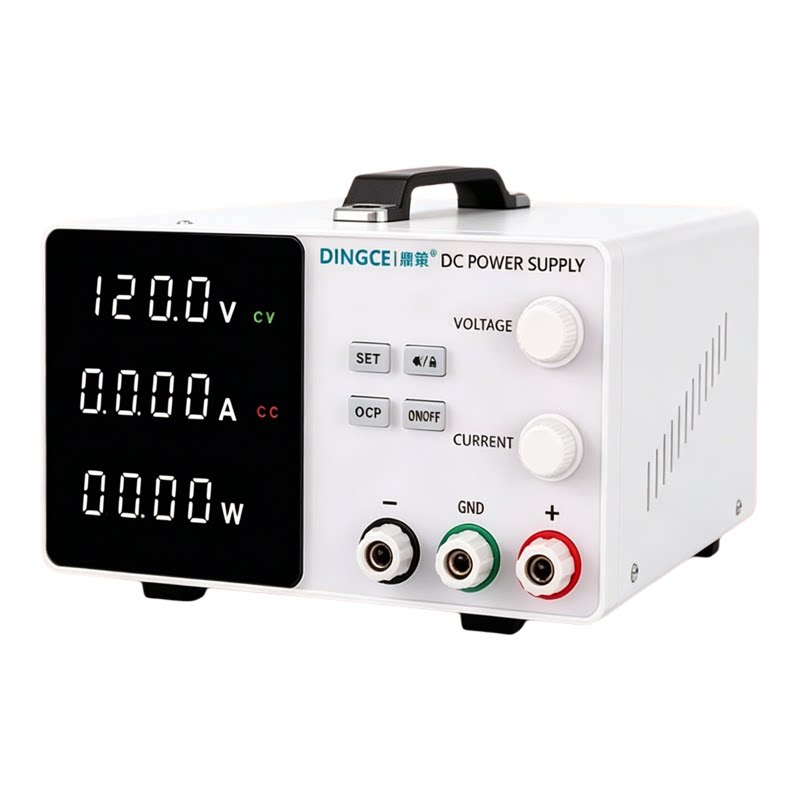 鼎策程控直流稳压可调电源30V60V120V5A10A维修专用实验老化数显