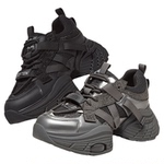 百思图暗夜星河春夏商场新款厚底增高老爹鞋女休闲运动鞋A1621CM4