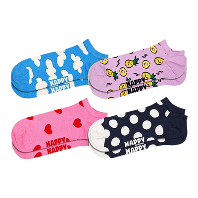 Happy Socks袜子女男袜夏季款薄荷曼波云朵棉袜短袜低帮ins潮透气