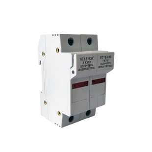 RT18-32/63X/125AM导轨熔断器底座1P/2P/3P/4P熔芯保险丝管座带灯