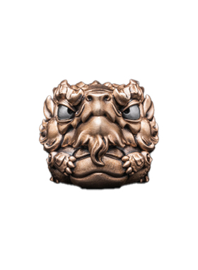 青龙掌心小丸子|琢匠原创国风四神兽桌面摆件解压送礼铜手把件