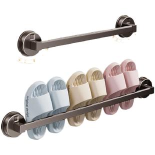 吸盘拖鞋架浴室免打孔壁挂式鞋子收纳架卫生间置物架拖鞋收纳神器