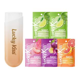 luckykiss弹射无糖薄荷糖清新口气益生菌含片便携口香糖零食糖果