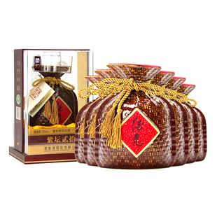 海通酒业 酒鬼酒52度紫坛柔和500ml*6瓶整箱白酒官方直供粮食酒