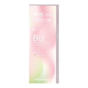 澜柏小粉片隐形眼镜日抛30片透明一次性近视B12舒适水润高清透氧5