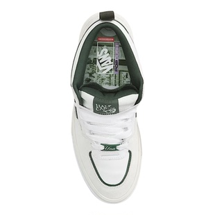 代购VANS Skate Half Cab Wafflecup板鞋防滑白绿色街头潮流休闲