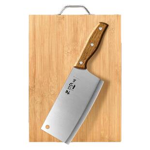 阳江刀具厨房套装组合家用切菜刀菜板二合一宿舍租房专用全套厨具