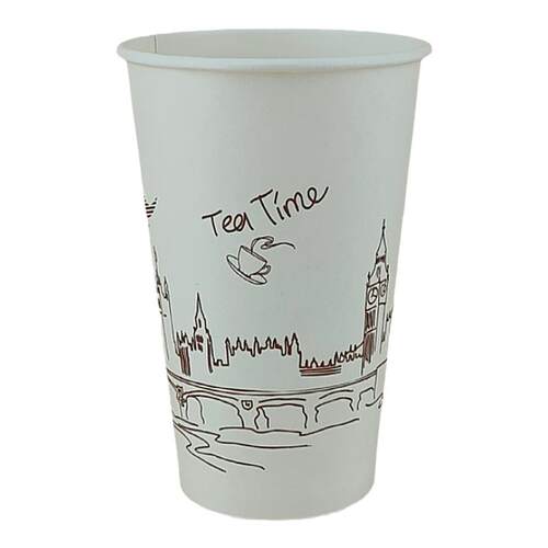 8/12/14/16A盎司一次性豆浆杯咖啡纸杯子可印logo加厚咖啡杯奶茶