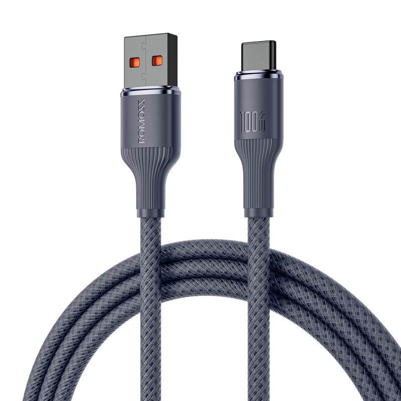 罗马仕type-c数据线6a5a充电器线适用华为mate60荣耀小米安卓66w100W手机加长tpc转usb超级双typ