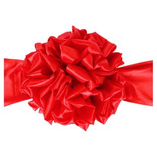 大红花球中式婚礼道具牵巾礼红花大红绸子新郎胸前花球结婚红绣球