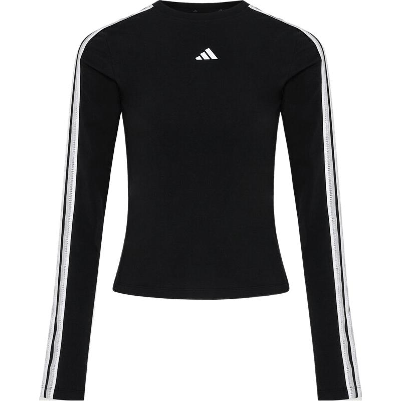滔搏adidas阿迪达斯女子运动休闲舒适长袖T恤KZ1556