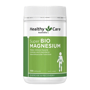 HealthyCar生物镁片100粒高含量300mg助眠放松缓压补充剂澳洲进口