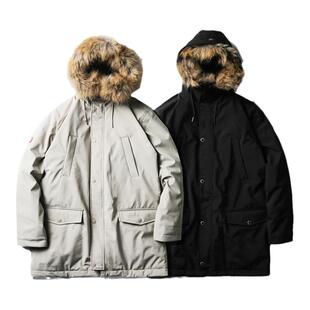 ROARINGWILD 咆哮野兽 N3B 貉子毛大毛领派克连帽羽绒服