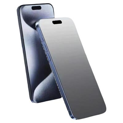 适用于苹果15钢化膜iphone14/13pro磨砂防窥苹果12/11promax防尘防爆xr全屏覆盖抗指纹游戏电竞手机贴膜
