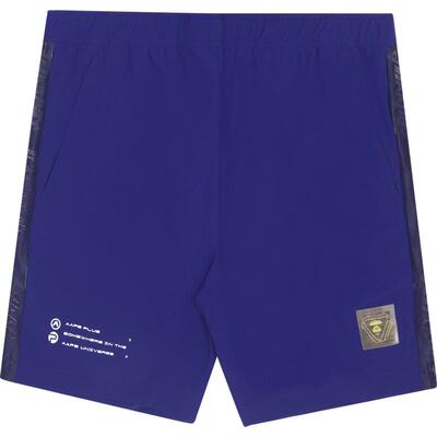 AAPE+运动男装春夏字母休闲短裤