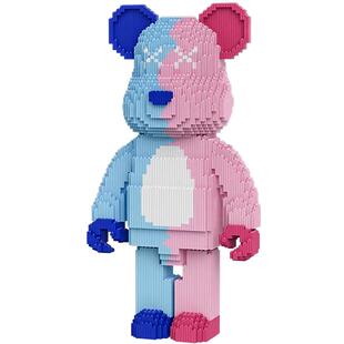 暴力熊积木潮玩益智拼装玩具儿童女孩系列10岁以上成人版拼图礼物