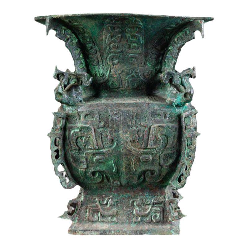古方暮青铜器仿古工艺品摆件博物馆古董古玩收藏器高端铜器尊礼品