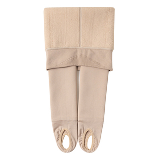 女童光腿神器秋冬薄绒踩脚打底裤儿童加厚绒连脚裤一体绒脚蹬裤袜